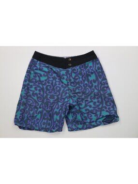 Vintage 90s Gotcha Surfing Boys 24 Faded Abstract Board Shorts Swim Trunks USA